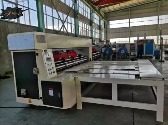 Corrugation Sheet Cardboard Rotary Slotting Boxing Meking Carton Machine